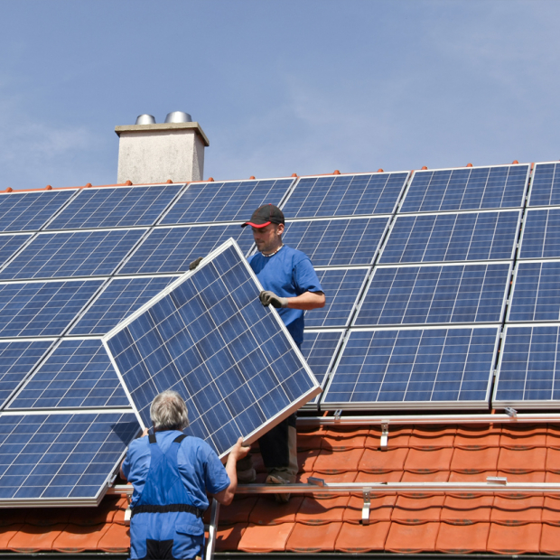 Montage Solaranlage